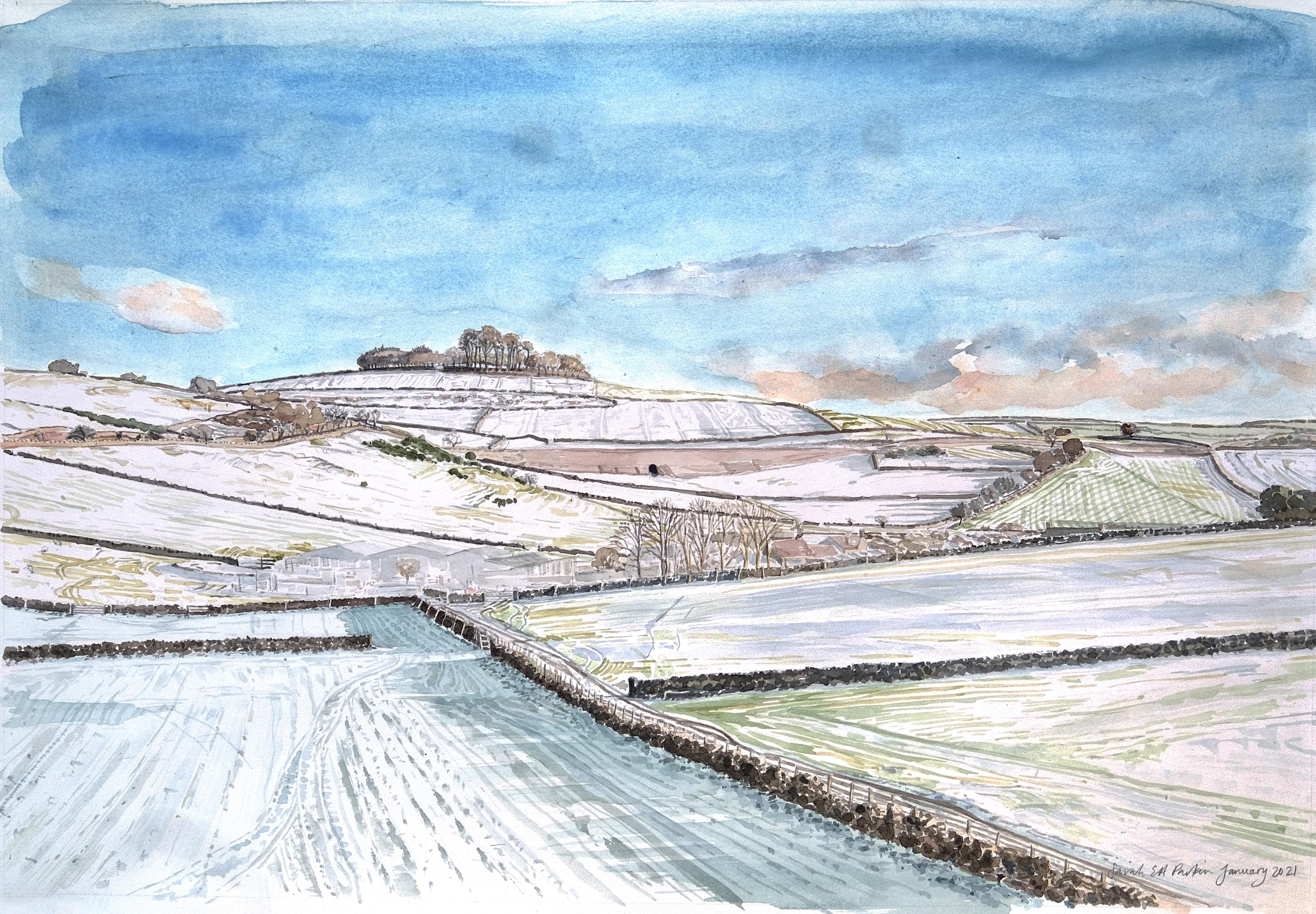 Sarah Parkin Mininglow in Snow